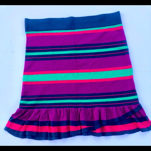 BCBG MaxAzria Medium Mini Skirt Purple, Green Navy - Picture 2 of 6